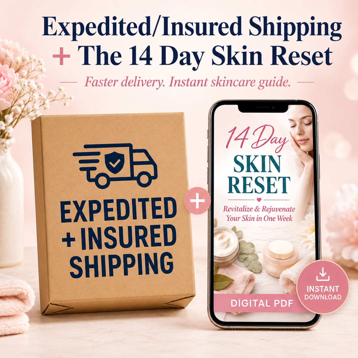 Expedited/Insured Shipping + The 14 Day Skin Reset